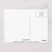 Carte Postale Drapeau britannique Londres (Dos)