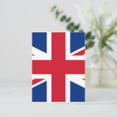 Carte Postale Drapeau britannique Royal Union Jack (Debout devant)