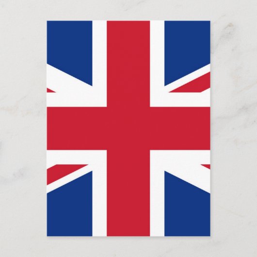 Carte Postale Drapeau britannique Royal Union Jack (Devant)