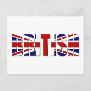 Carte Postale Drapeau britannique Royaume-Uni Angleterre Pays de