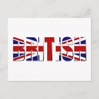 Carte Postale Drapeau britannique Royaume-Uni Angleterre Pays de