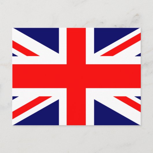 Carte Postale Drapeau britannique Union Jack (Devant)