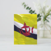 Carte Postale drapeau brunei (Debout devant)