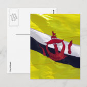 Carte Postale drapeau brunei (Devant / Derrière)