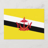 Carte Postale Drapeau brunéien, Drapeau du Brunei (Devant)