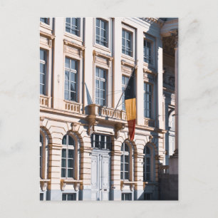 Carte Postale Drapeau Bruxelles Belgique