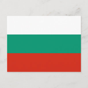Carte Postale Drapeau Bulgare Patriotique
