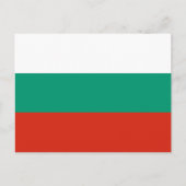 Carte postale drapeau Bulgarie (Devant)