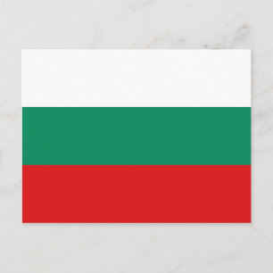 Carte postale drapeau Bulgarie