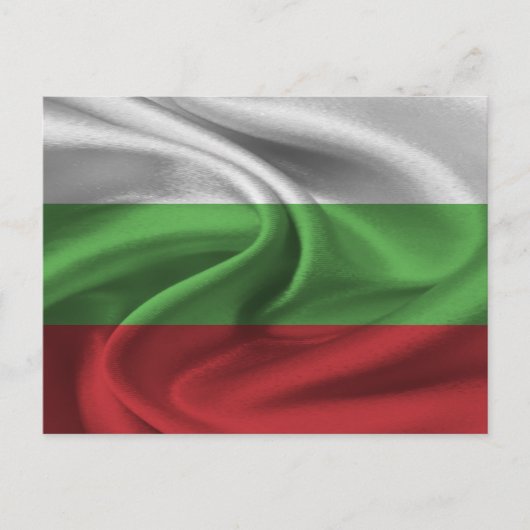 Carte Postale Drapeau Bulgarie (Devant)