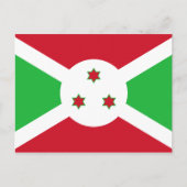 Carte postale Drapeau Burundi (Devant)