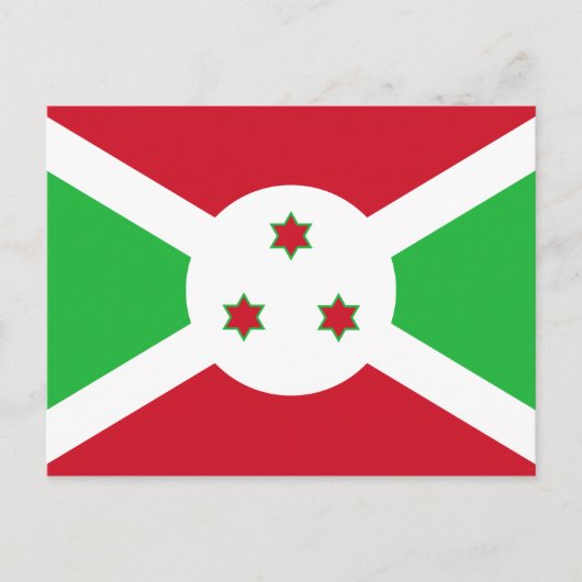 Carte postale Drapeau Burundi (Devant)