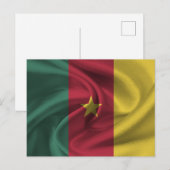Carte Postale Drapeau Cameron (Devant / Derrière)
