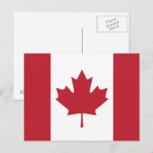 Carte postale Drapeau Canada (Devant / Derrière)