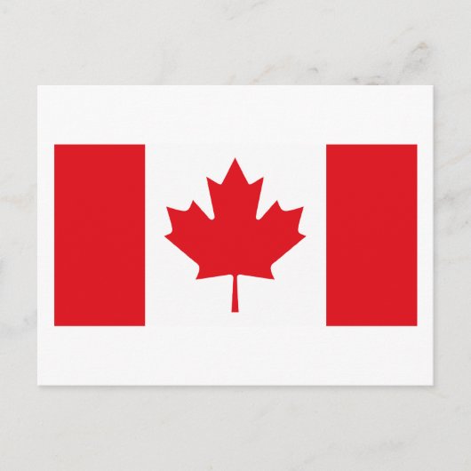 Carte postale Drapeau Canada (Devant)