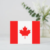 Carte postale Drapeau Canada (Debout devant)