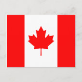 Carte postale Drapeau Canada (Devant)