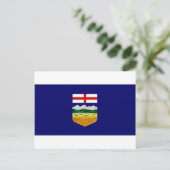 Carte Postale Drapeau Canada-Alberta (Debout devant)