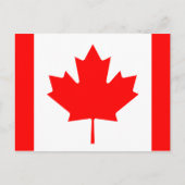 Carte postale Drapeau Canada (Canadien) (Devant)