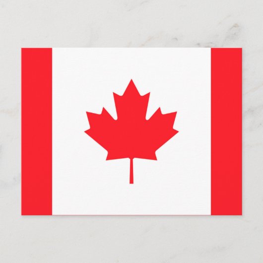 Carte postale Drapeau Canada - Carte postale Souve (Devant)