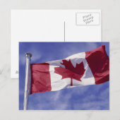 Carte Postale Drapeau canadien (Devant / Derrière)