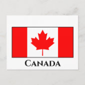 Carte Postale Drapeau canadien (Devant)