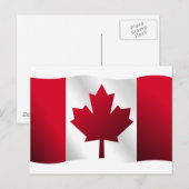 Carte Postale Drapeau canadien (Devant / Derrière)