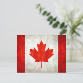 Carte Postale Drapeau canadien (Debout devant)