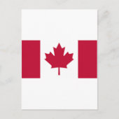 Carte Postale Drapeau canadien (Devant)