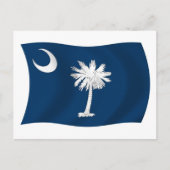 Carte postale Drapeau Caroline du Sud (Devant)