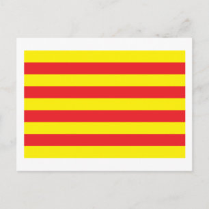 Carte postale Drapeau Catalogne