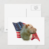 Carte Postale Drapeau chinois Shar-Pei (Devant / Derrière)