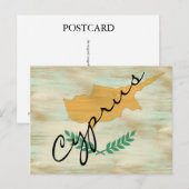 Carte Postale Drapeau chypriote (Devant / Derrière)