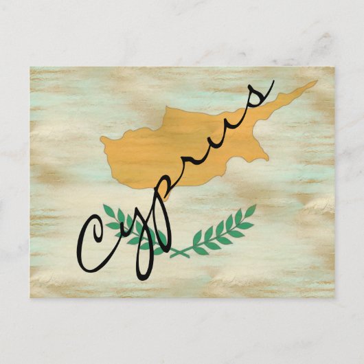 Carte Postale Drapeau chypriote (Devant)