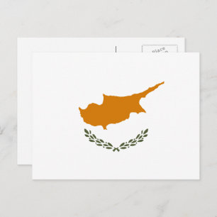 Carte Postale Drapeau chypriote, Drapeau de Chypre