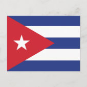 Carte Postale Drapeau clair de Cuba (Devant)