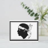 Carte Postale Drapeau Corse (Debout devant)