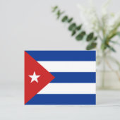Carte postale Drapeau Cuba (Debout devant)