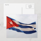 Carte Postale drapeau cuba (Devant / Derrière)