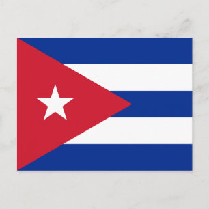 Carte postale Drapeau Cuba (Cuba)