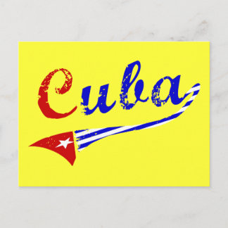 Carte Postale Drapeau cubain