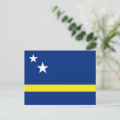 Carte postale Drapeau Curaçao (Debout devant)