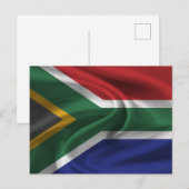 Carte Postale Drapeau d'Afrique du Sud (Devant / Derrière)