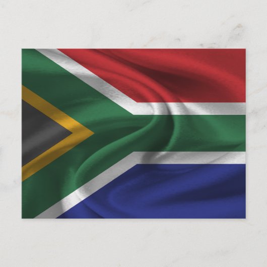 Carte Postale Drapeau d'Afrique du Sud (Devant)