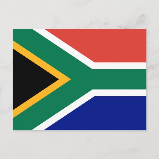 Carte Postale Drapeau d'Afrique du Sud (Devant)