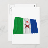 Carte Postale Drapeau d'agitateur Afar (Devant / Derrière)