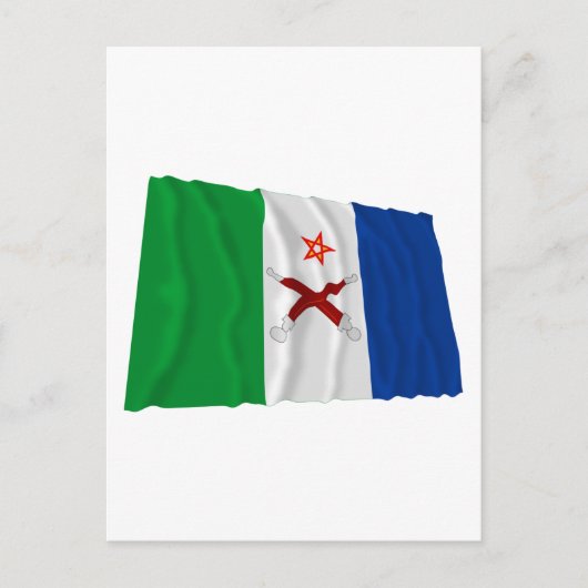 Carte Postale Drapeau d'agitateur Afar (Devant)