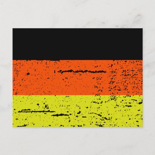 CARTE POSTALE DRAPEAU D'ALLEMAGNE (Devant)
