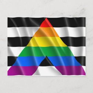 Carte Postale Drapeau d'allié volant -.png