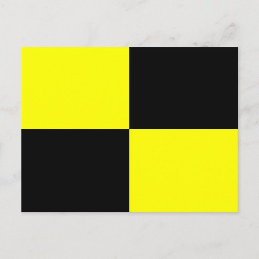 Carte Postale Drapeau d'alphabet nautique Signal Lettre L (Devant)